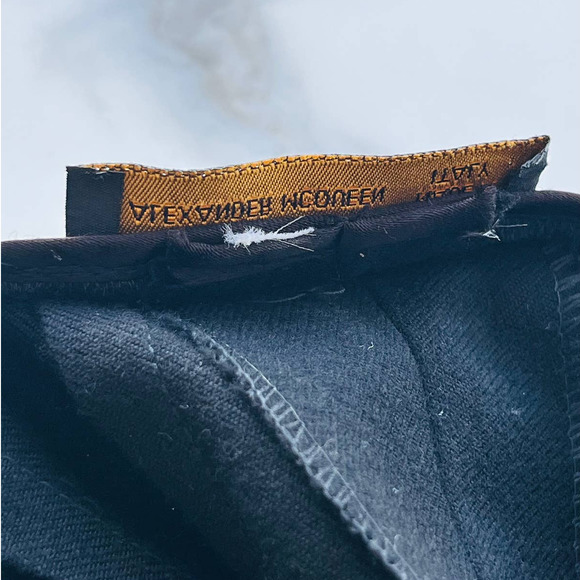 Alexander McQueen 1990s Black Accordion Pleated Pants - Picture 6 of 7